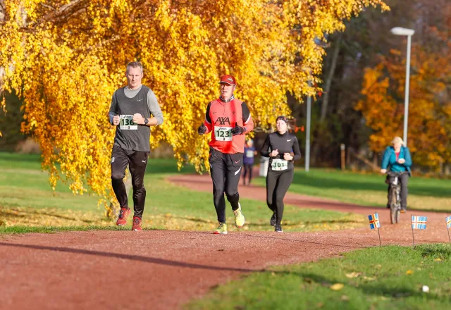 tre löpare i åland marathon